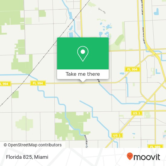 Mapa de Florida 825