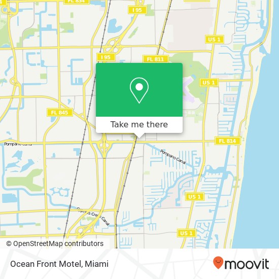 Mapa de Ocean Front Motel