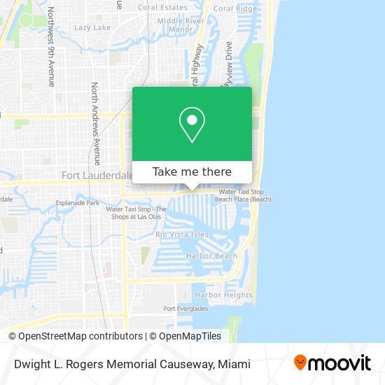 Mapa de Dwight L. Rogers Memorial Causeway