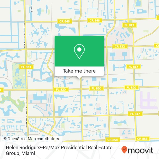Helen Rodriguez-Re / Max Presidential Real Estate Group map