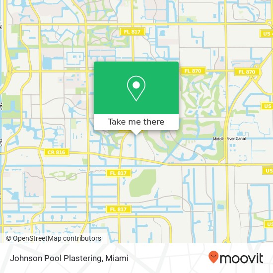 Mapa de Johnson Pool Plastering