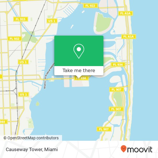 Causeway Tower map