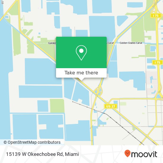 15139 W Okeechobee Rd map