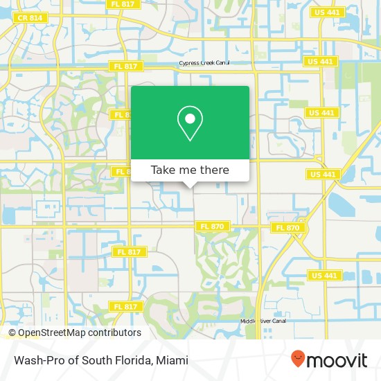 Mapa de Wash-Pro of South Florida