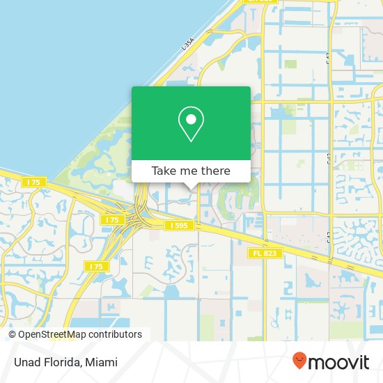 Unad Florida map
