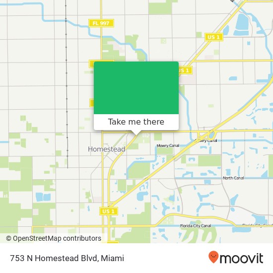 753 N Homestead Blvd map