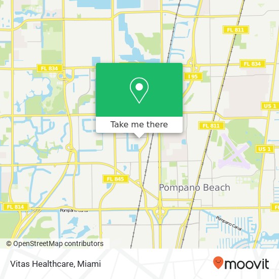 Vitas Healthcare map