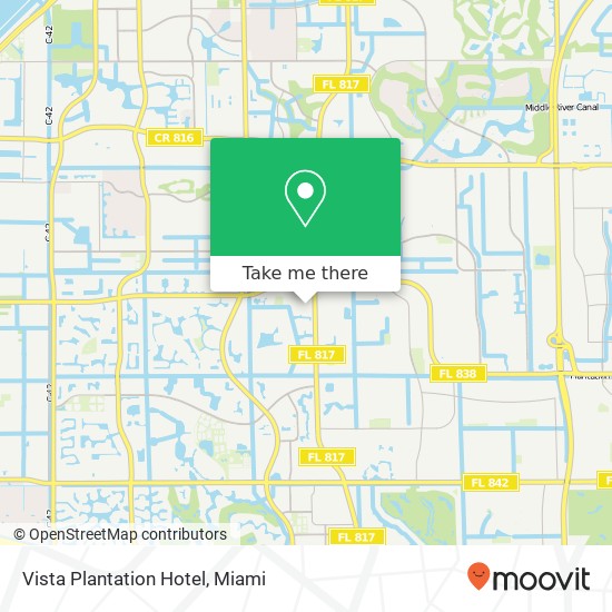Vista Plantation Hotel map