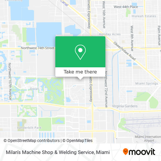 Milan's Machine Shop & Welding Service map