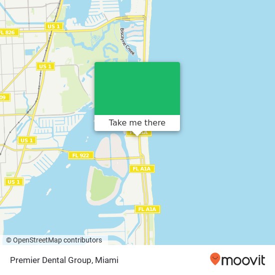 Mapa de Premier Dental Group