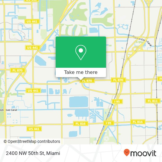 2400 NW 50th St map