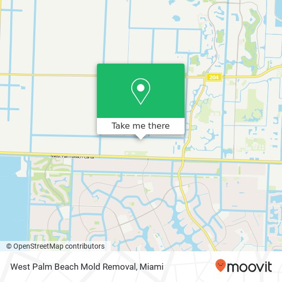 Mapa de West Palm Beach Mold Removal