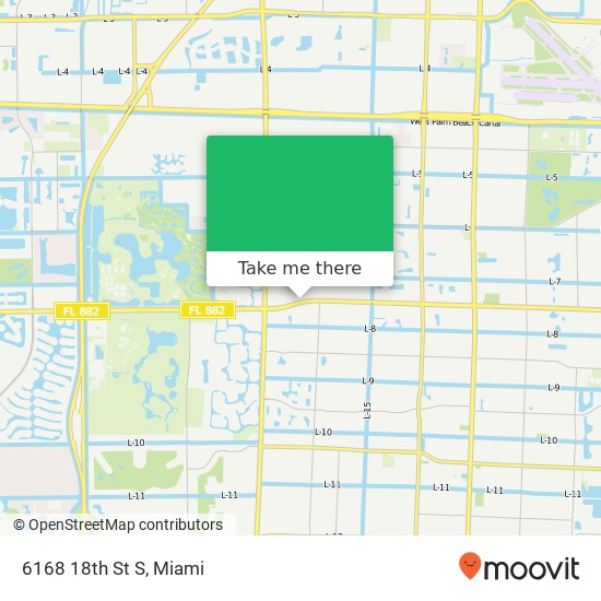 6168 18th St S map