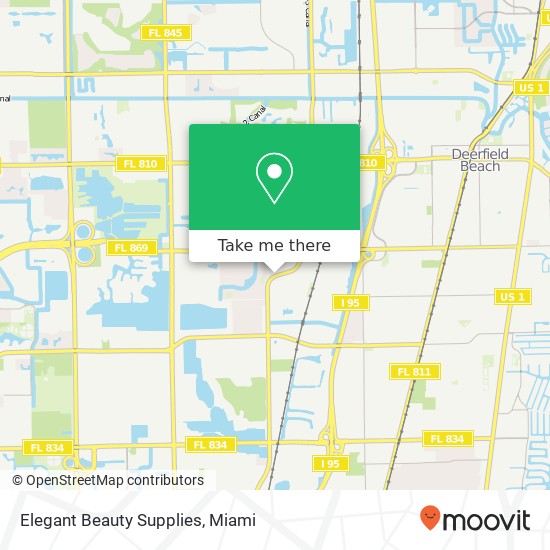 Elegant Beauty Supplies map