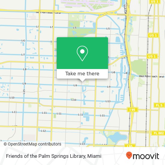 Mapa de Friends of the Palm Springs Library