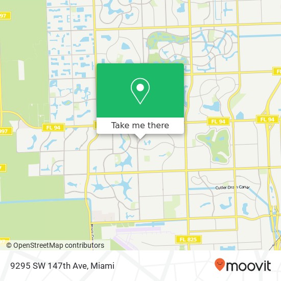 9295 SW 147th Ave map