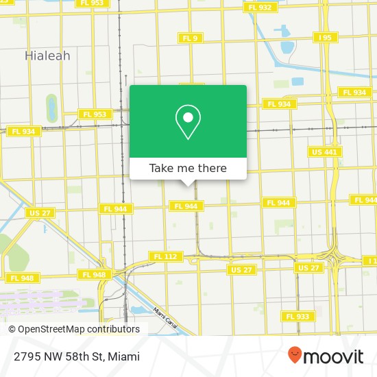 2795 NW 58th St map