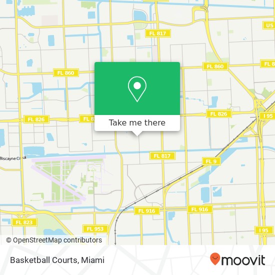 Mapa de Basketball Courts