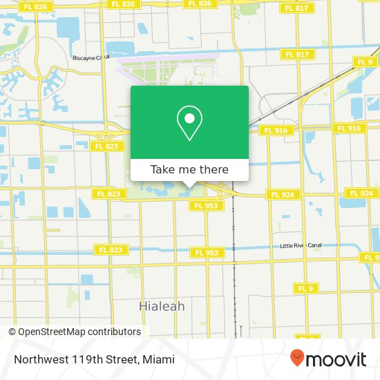 Northwest 119th Street map