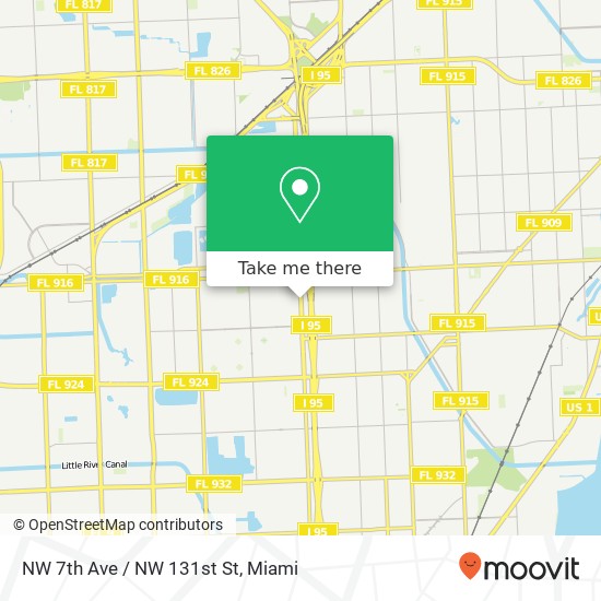 NW 7th Ave / NW 131st St map