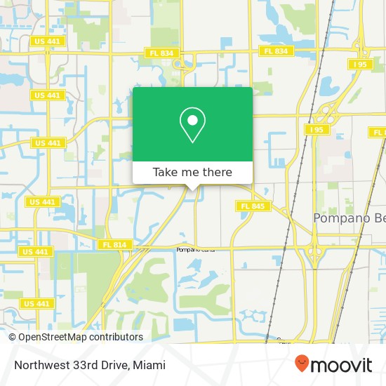 Northwest 33rd Drive map