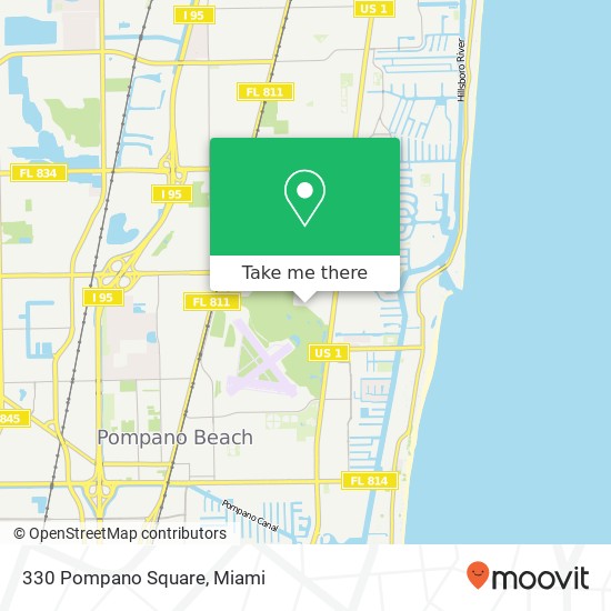 Mapa de 330 Pompano Square