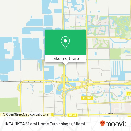 Mapa de IKEA (IKEA Miami Home Furnishings)