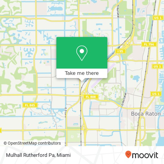 Mapa de Mulhall Rutherford Pa