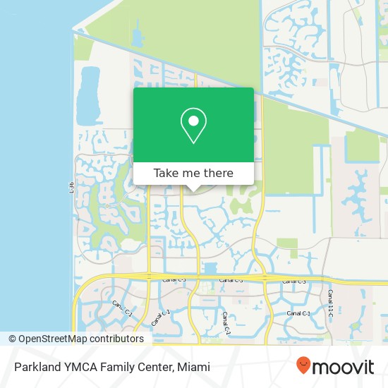Mapa de Parkland YMCA Family Center