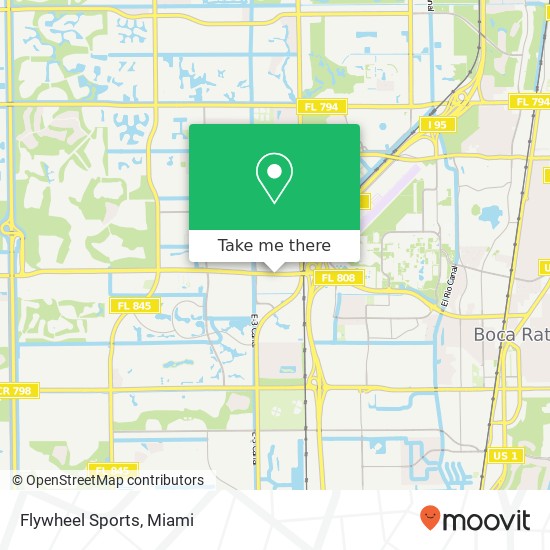 Mapa de Flywheel Sports