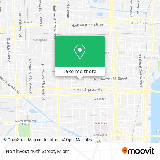 Mapa de Northwest 46th Street