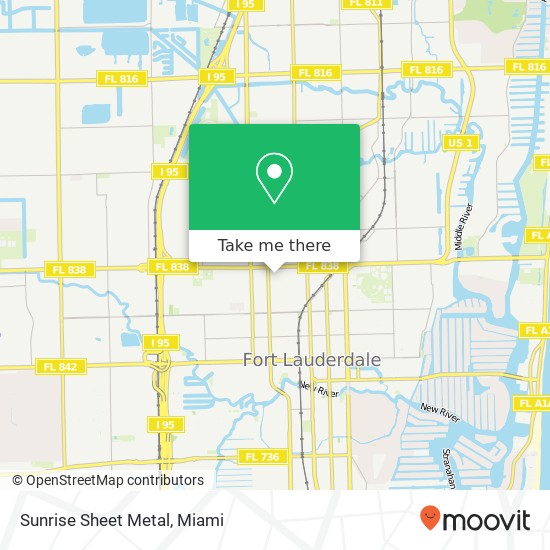 Mapa de Sunrise Sheet Metal