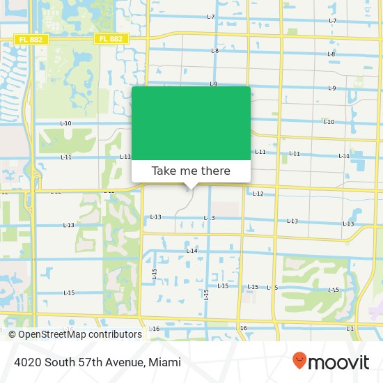 4020 South 57th Avenue map