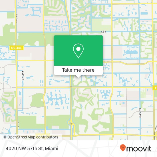 4020 NW 57th St map