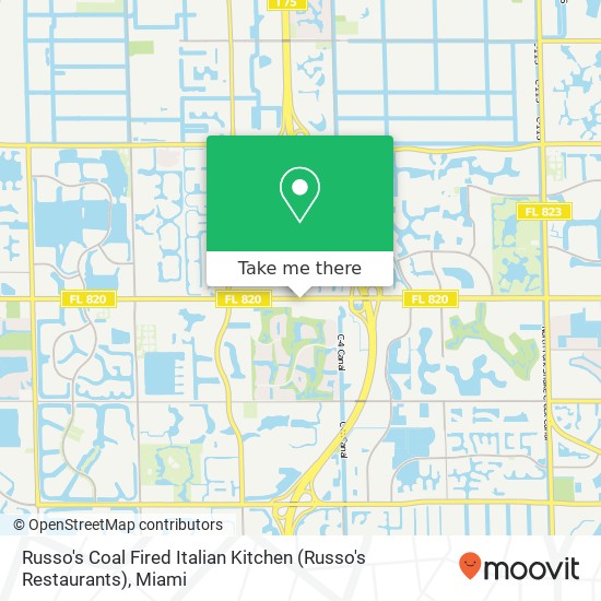 Mapa de Russo's Coal Fired Italian Kitchen (Russo's Restaurants)