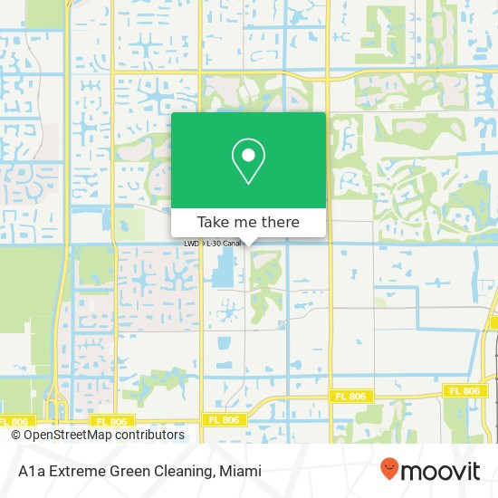 A1a Extreme Green Cleaning map