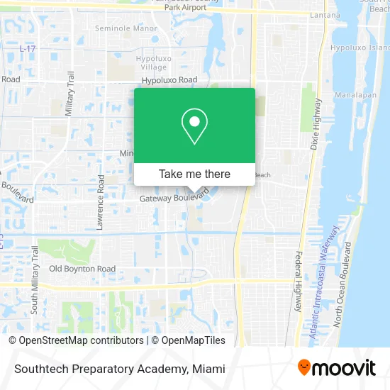 Southtech Preparatory Academy map