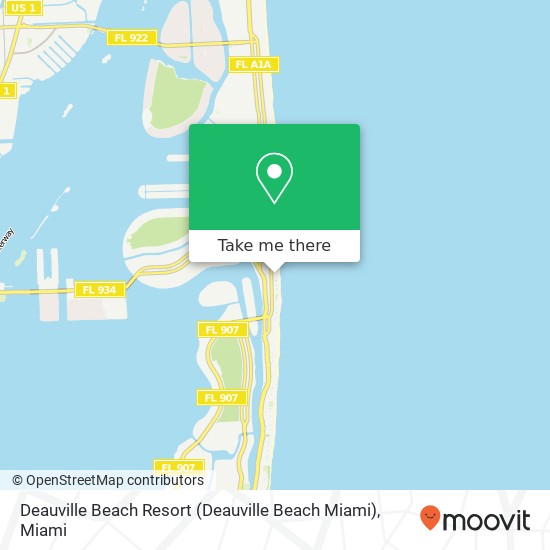 Deauville Beach Resort (Deauville Beach Miami) map