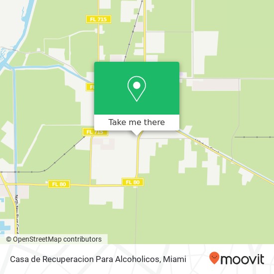 Mapa de Casa de Recuperacion Para Alcoholicos