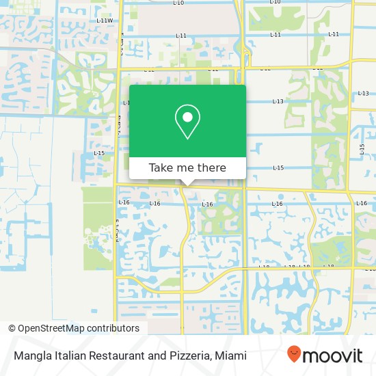 Mapa de Mangla Italian Restaurant and Pizzeria