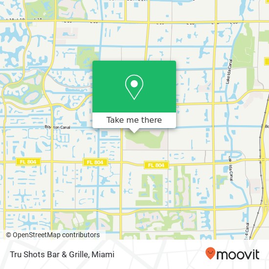 Mapa de Tru Shots Bar & Grille