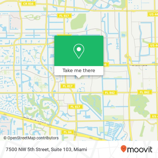 7500 NW 5th Street, Suite 103 map
