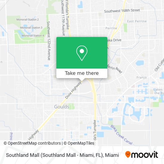 Mapa de Southland Mall (Southland Mall - Miami, FL)