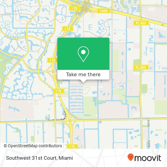 Southwest 31st Court map