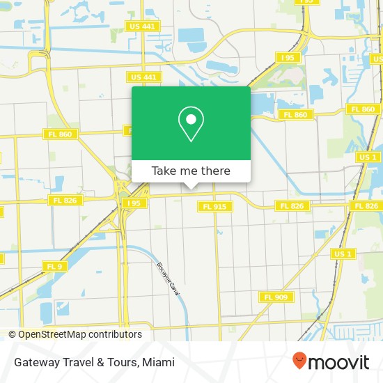 Mapa de Gateway Travel & Tours