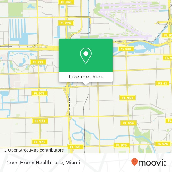 Coco Home Health Care map