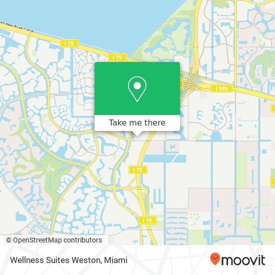 Wellness Suites Weston map