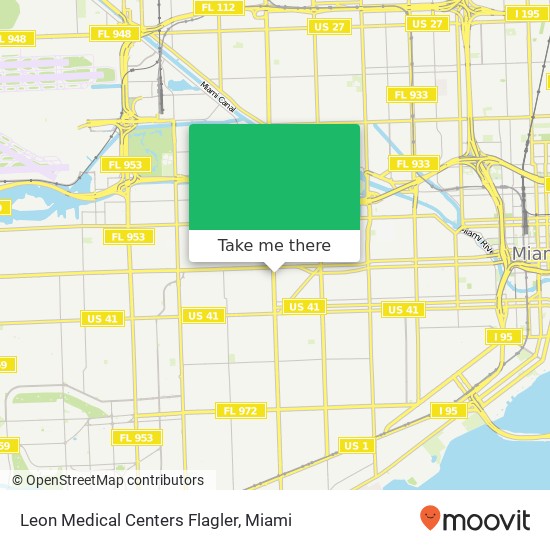 Leon Medical Centers Flagler map