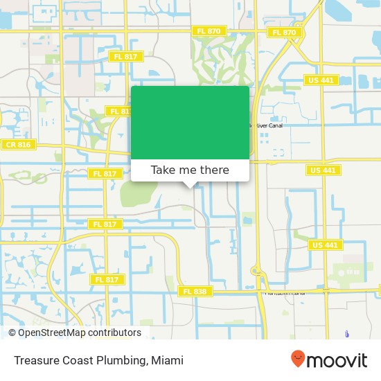 Treasure Coast Plumbing map