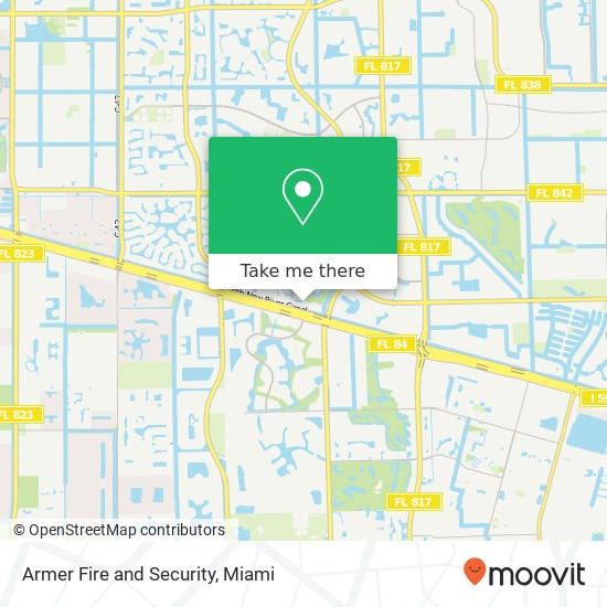 Armer Fire and Security map